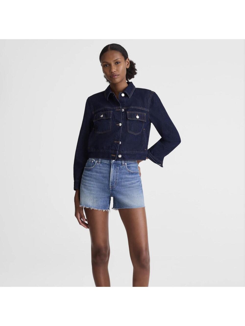 Madewell Mid Rise The Perfect Vintage Jean Shorts Size 24